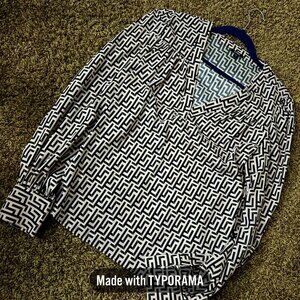 Pretty pattern silk shirt